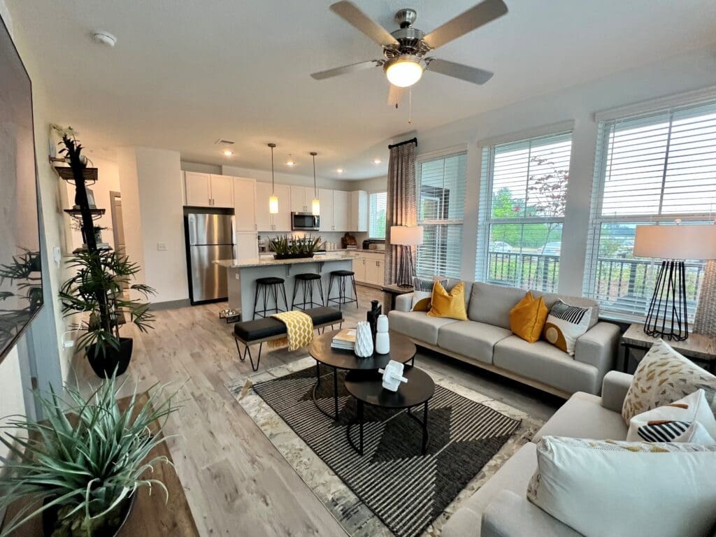 The Addison Eighty50 Two Bedroom Model living room